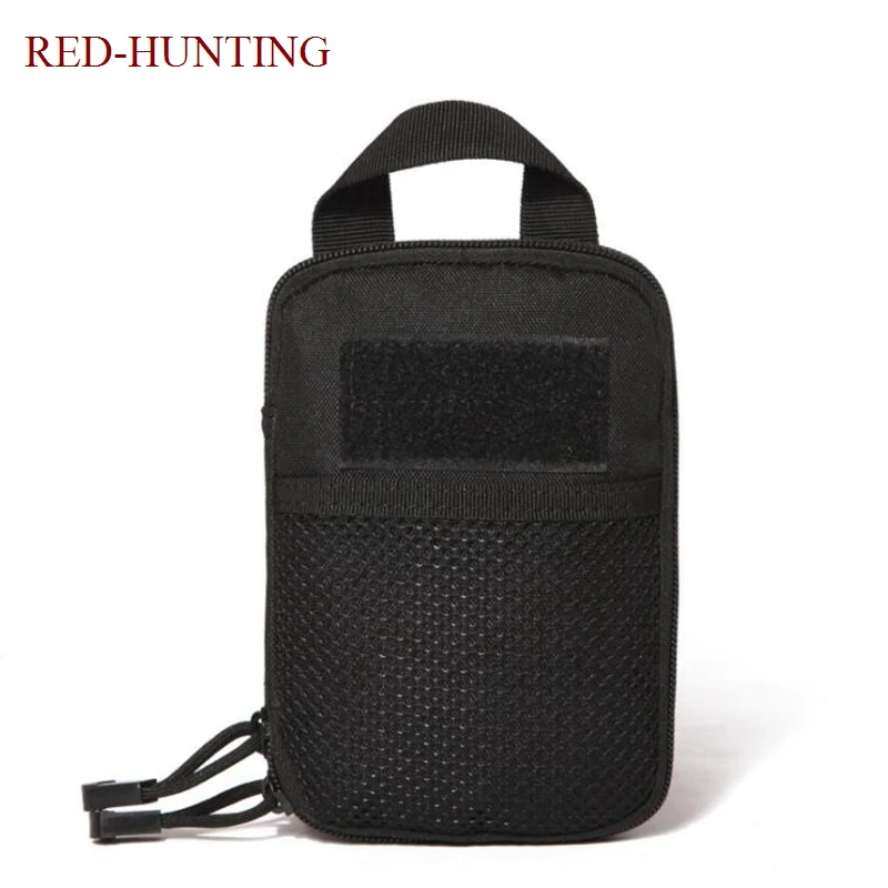 Tactical Mesh Molle EDC Pouch Hunting Waist Tools Accessory Pouches for Flashligh Mag | Спорт и развлечения