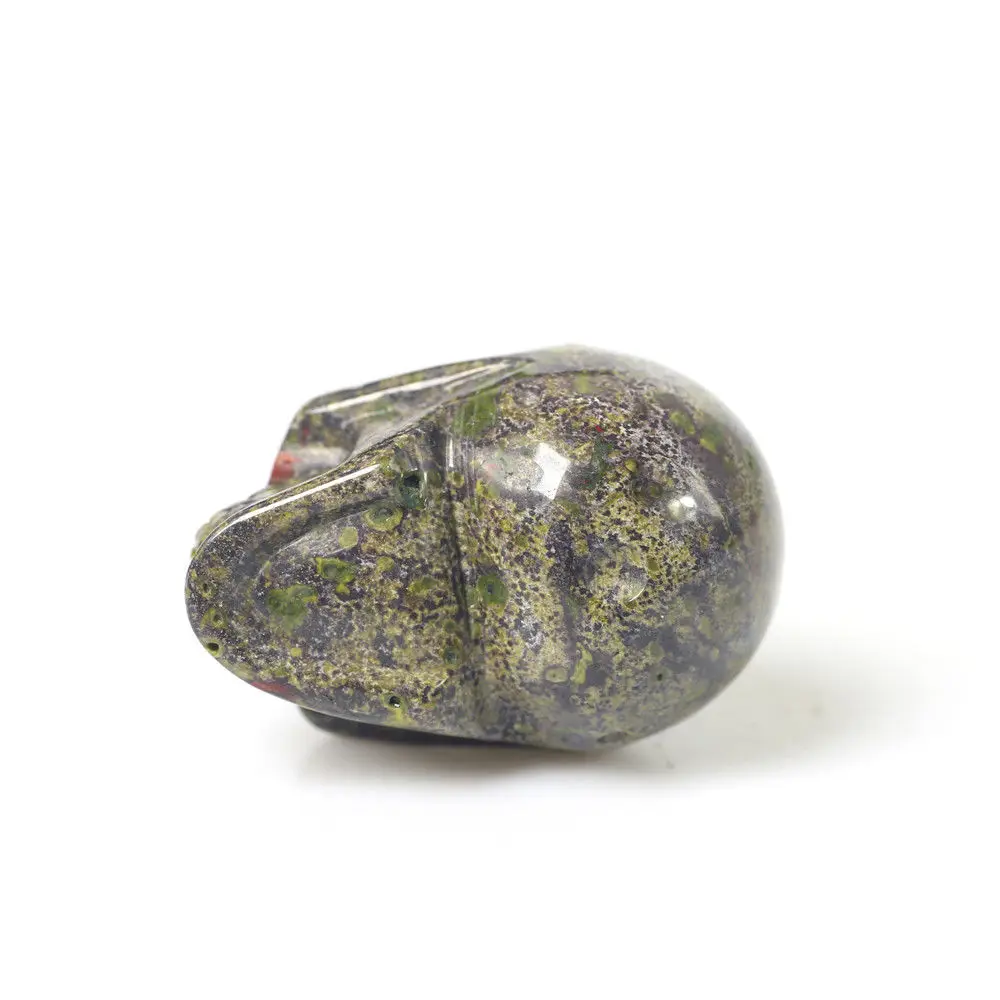 2 ''образец черепа из яшмы Unakite исцеляющая фигура камня|Камни| |