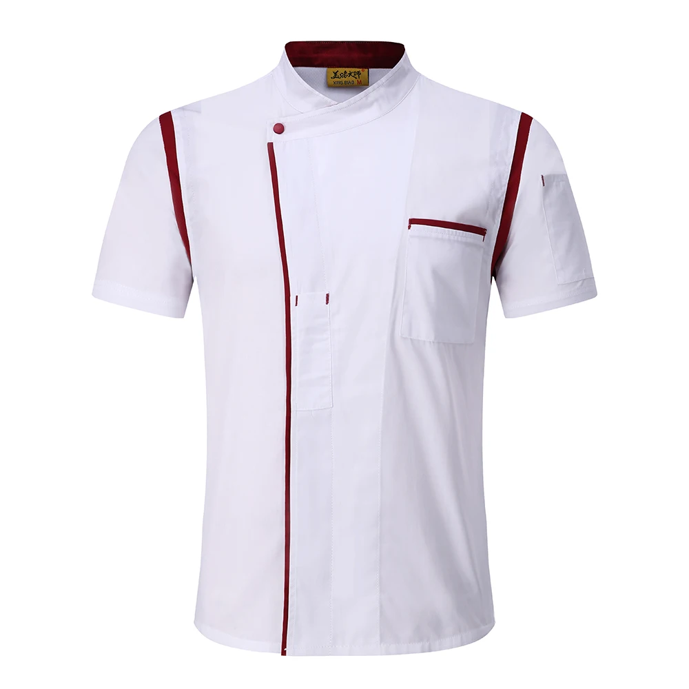 4 цвета оптовая продажа унисекс кухонная форма шеф-повара для пекарни сетчатая