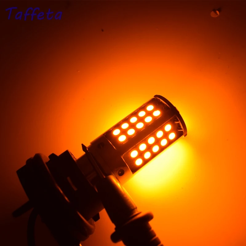 2 шт. хвост светильник 1156 BA15S P21W BAU15S 3030 55SMD 45 Вт Поворотная сигнальная лампа для