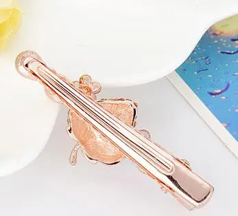 1PC hair pins rhinestone duck clip 2018 new style strawberry design | Украшения и аксессуары