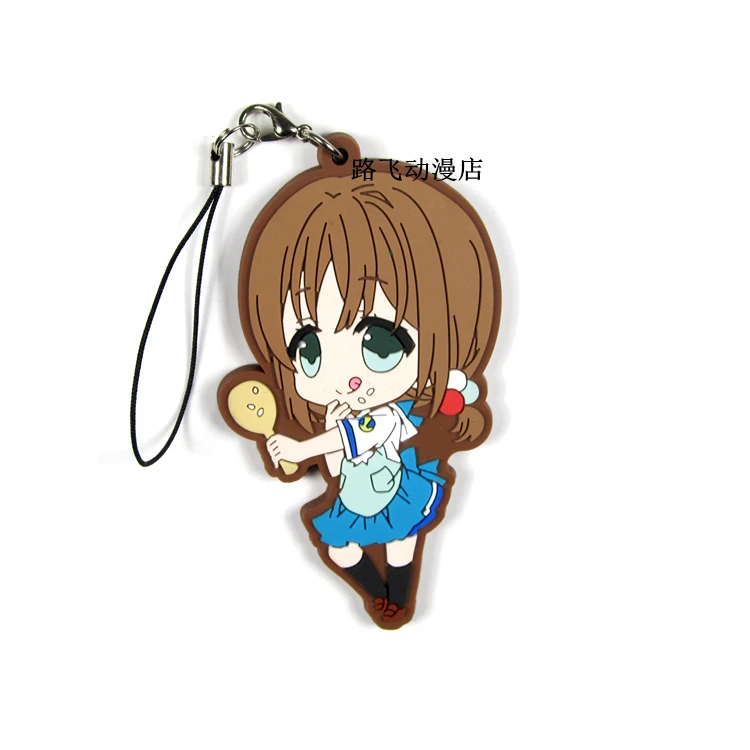 High School Fleet Action Figure Anime Model Shiro Chan Wilhelmina Braunschweig Ingenol Friedeburg Rubber Keychain Pendant 6cm | Игрушки и