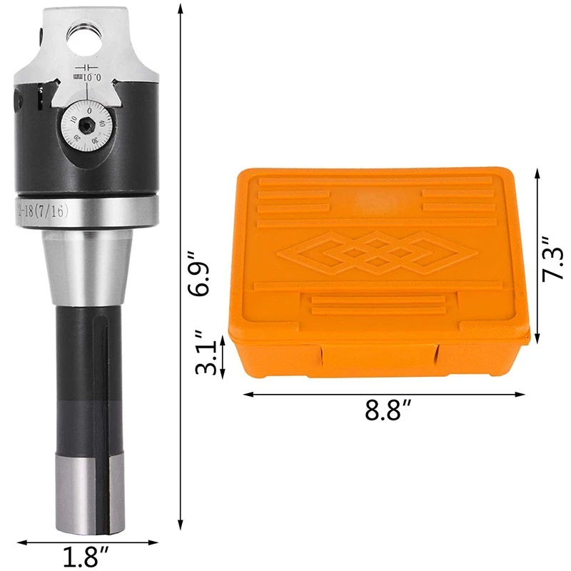 Набор инструментов для расточной головки с твердосплавной головкой 2 дюйма R8
