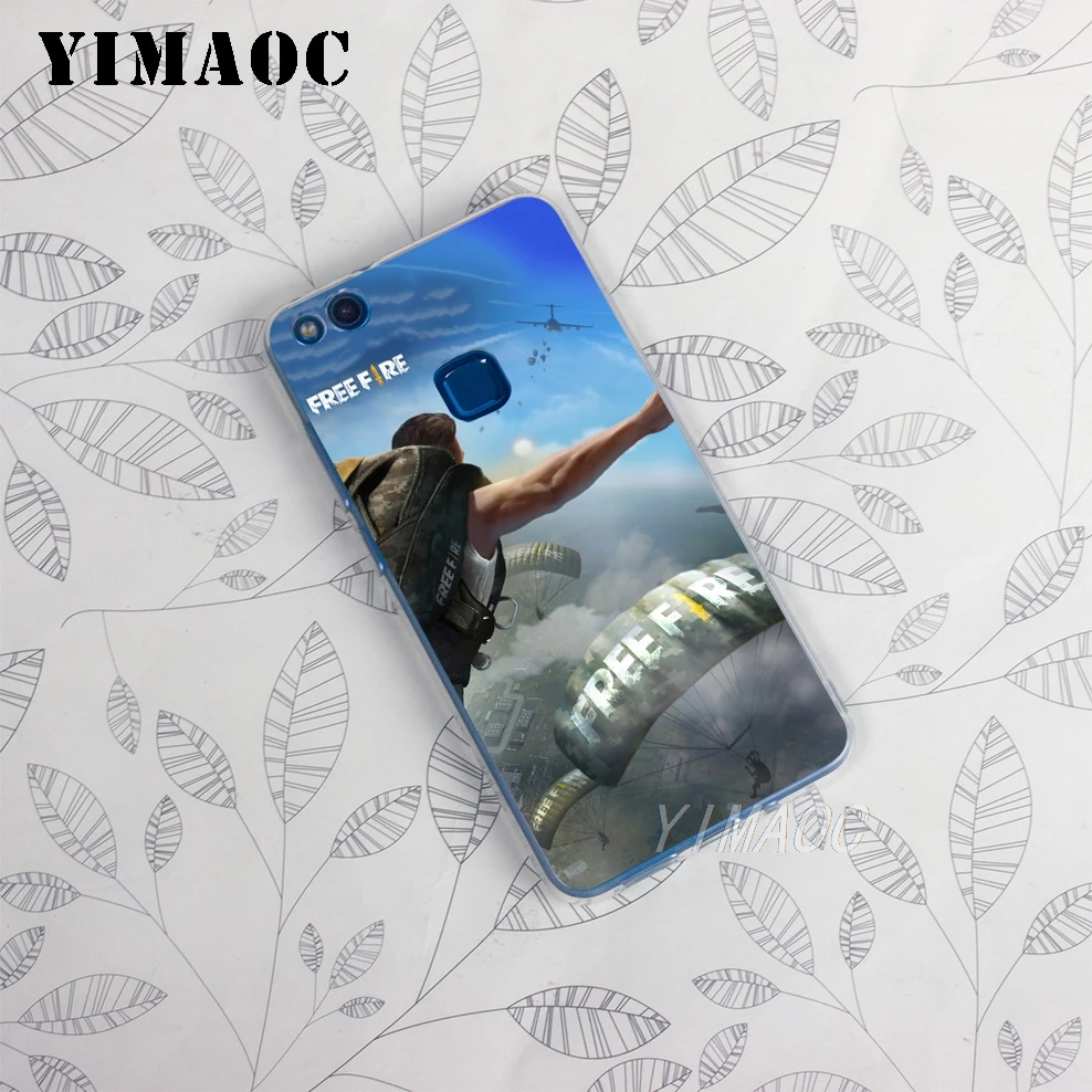 Yimaoc Бесплатная огонь Искусство игры мягкий чехол для huawei Honor 10 9 8X 8C 8 7C 7X 7A Pro 6A Note Nova
