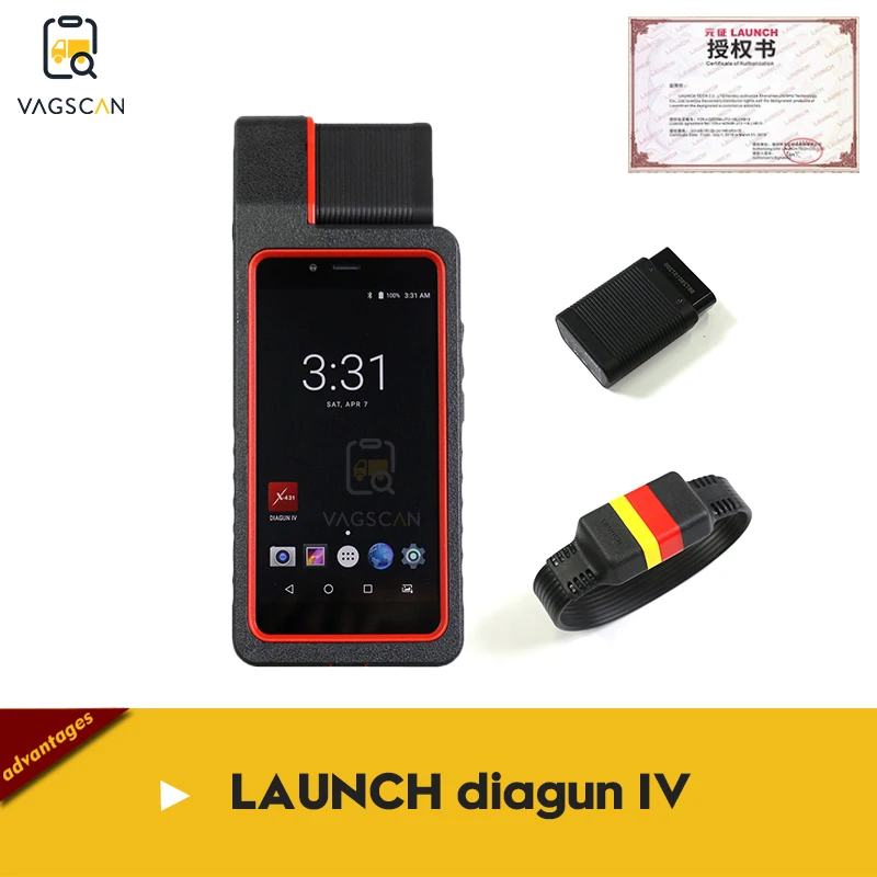 Запуск X431 Diagun IV полная система авто диагностический инструмент X 431 Wifi Bluetooth лучше