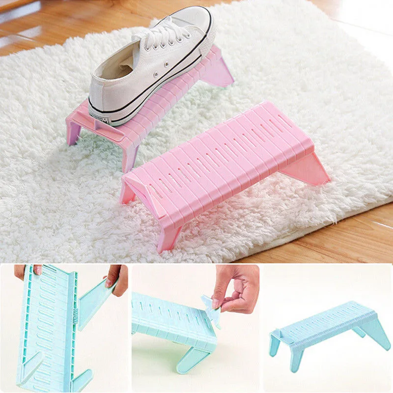 Креативная пластиковая стойка для обуви органайзер экономия места хранения