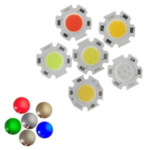 Модуль источника света COB круглый, 20 мм, 11 мм, 3 Вт, 5 Вт, 7 Вт