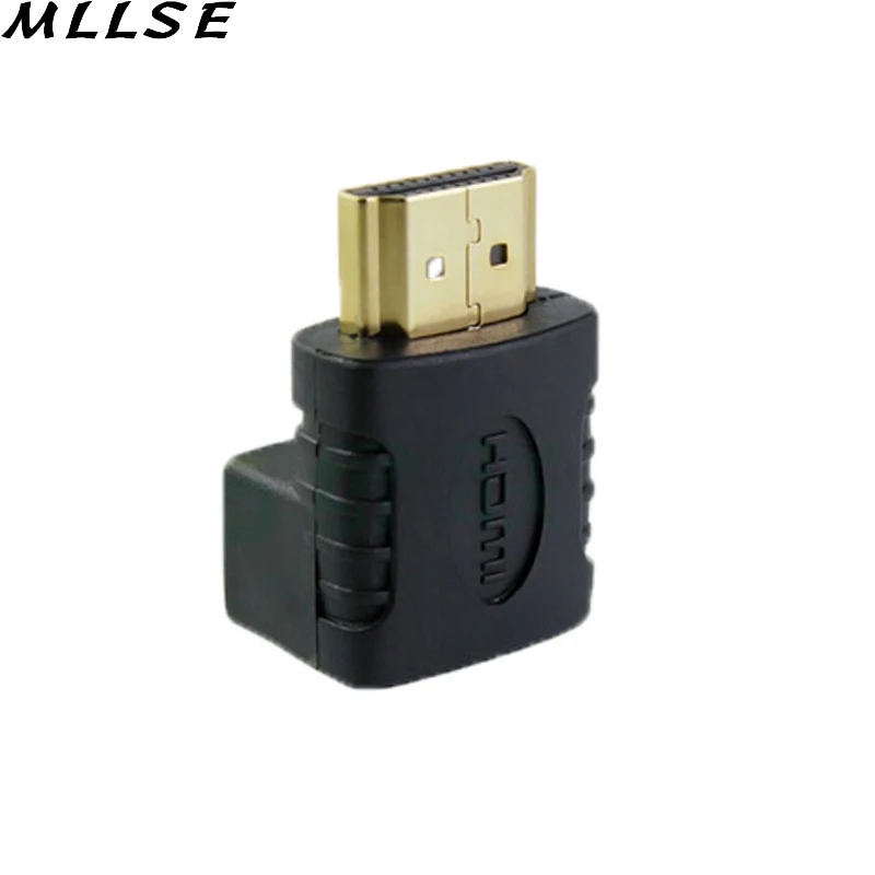 MLLSE 2 шт./лот 90/270 градусов угол HDMI к Мужской женскому Переходный кабель конвертер