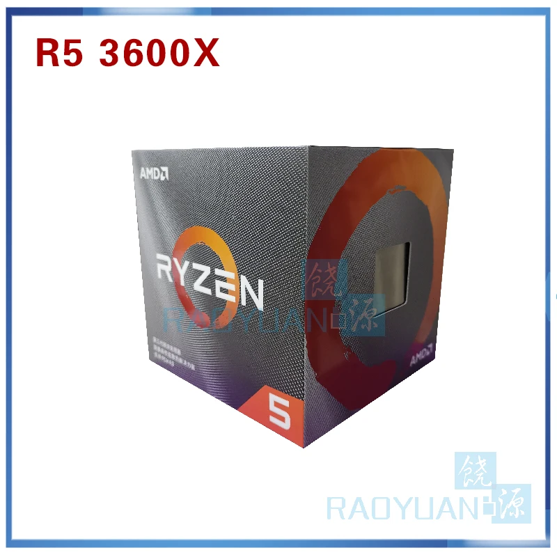 Процессор AMD Ryzen 5 3600X R5 3 8 ГГц шестиядерный двенадцатипоточный 7NM 95 Вт L3 = 32M 100 000000022
