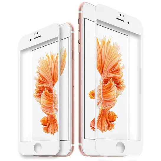 9D полное покрытие 9H закаленное стекло для iPhone 5 5S 5c 6 6s 7 8 Plus SE Защитное