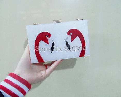 2016 Лидер продаж модные вечерние сумки очаровательные фламинго классический