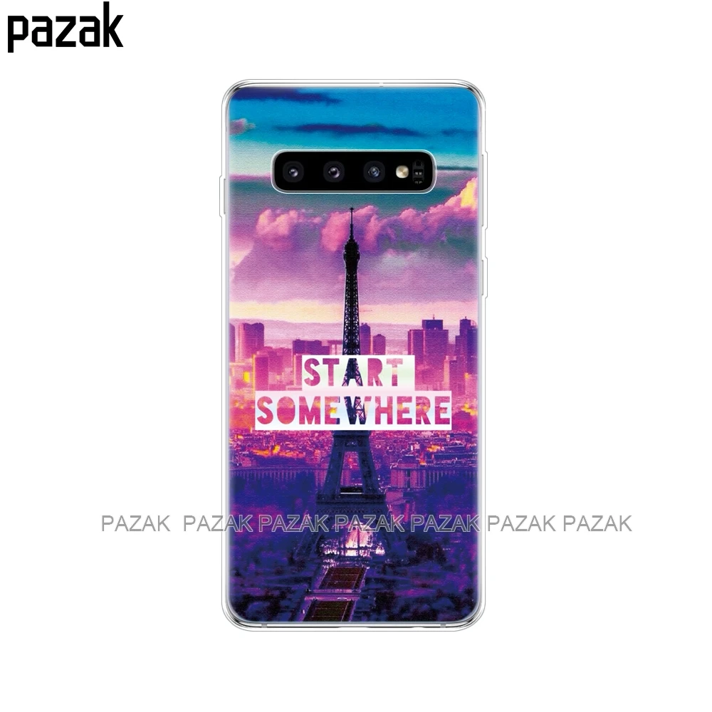 61349 Чехол для samsung Galaxy S10 S10Plus, силиконовый чехол из ТПУ для телефона S10 E, чехол для samsung S10 Plus G975F S 10 SM-G973F, чехол-бампер - Цвет: 61349