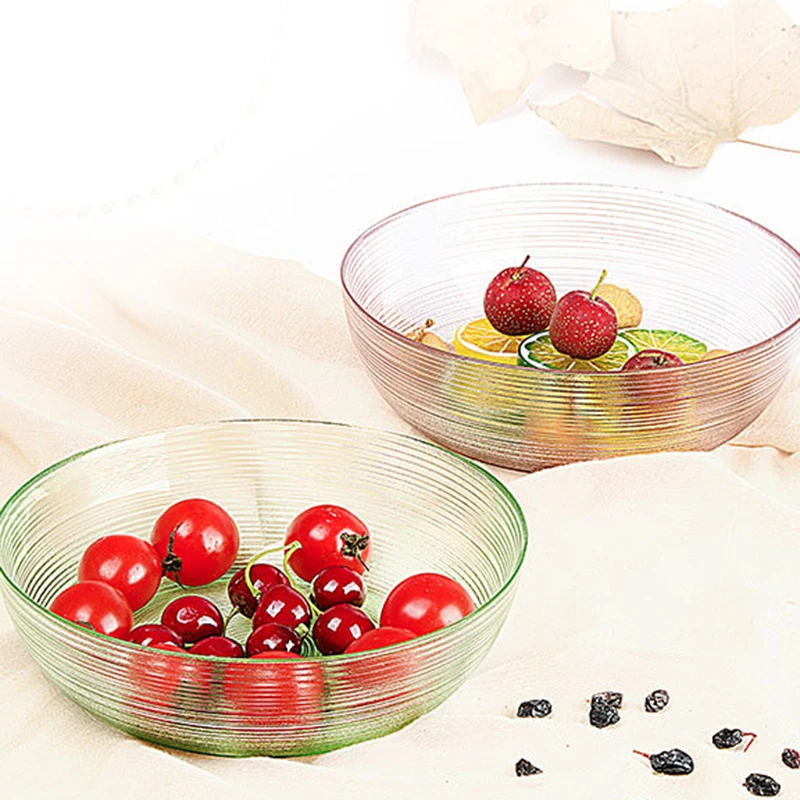 Стеклянная миска для риса поднос еды Frutero блестящая полированная салата супа без
