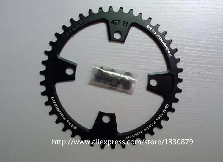 Круглая велосипедная Звездочка FOURIERS 104BCD MTB узкий широкий шатун для горного