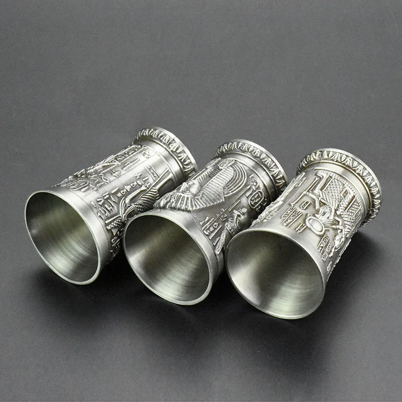 Старинный Египет Миф архаиз медная чашка выстрел 3D рельеф Клеопатра Rameses Rah