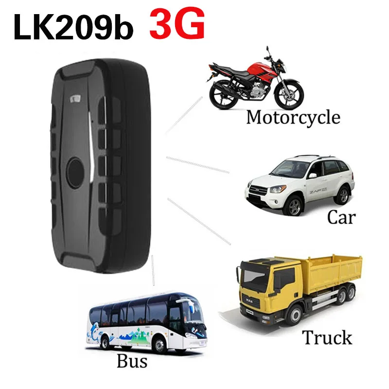 Автомобильный GPS трекер 3G LK209B устройство для отслеживания автомобиля локатор WCDMA