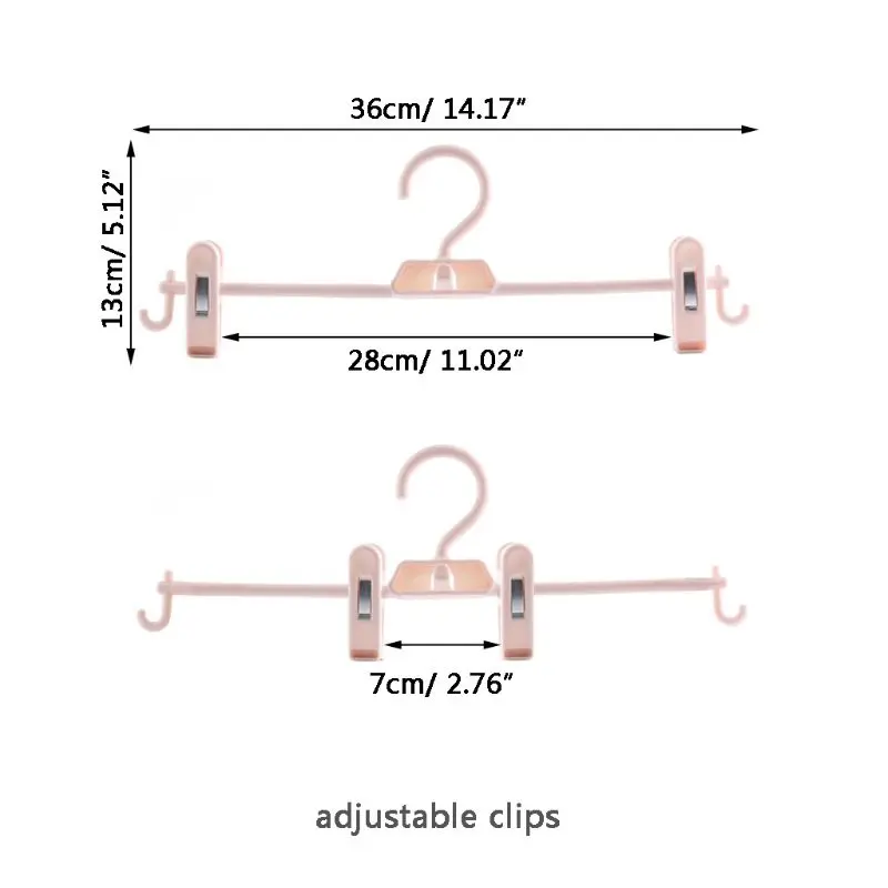 5 шт. складная вешалка прочная пластиковая для брюк и юбки дополнительная с