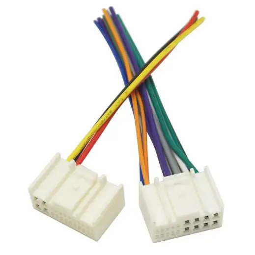 

CD-плеер модифицированный шлейф видео и аудио перепроводка жгут проводов адаптер автомобильные аксессуары для Kia HYUNDAI