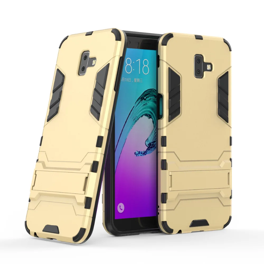 Для Samsung Galaxy J6 премьер Core Гибридный Броня телефон силиконовый чехол ТПУ + Жесткий
