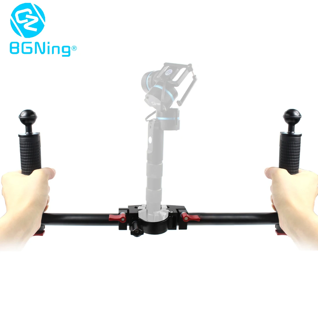 Двойной Ручной Стабилизатор рукоятки для DJI Ronin S для zhi yun Crane2 Pro Gimbal SLR держатель камеры с зажимами-бабочками адаптер