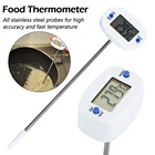 Поворотный Цифровой Кухонный Термометр, электронный градусник для измерения температуры еды, барбекю, мяса, молока, воды, масла