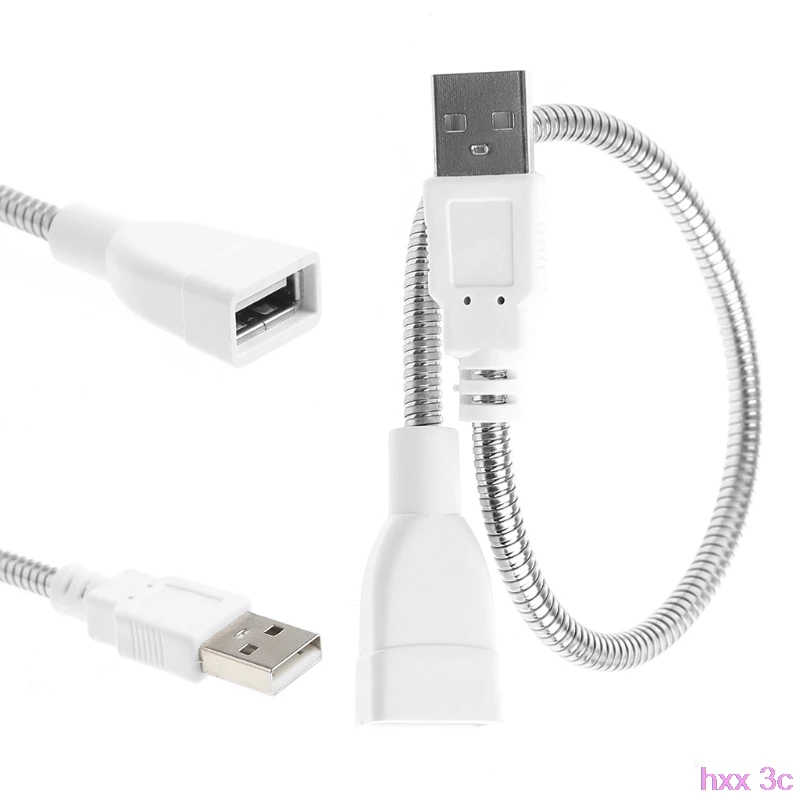 Гибкий металлический шланг питания USB адаптер удлинитель для вентилятора