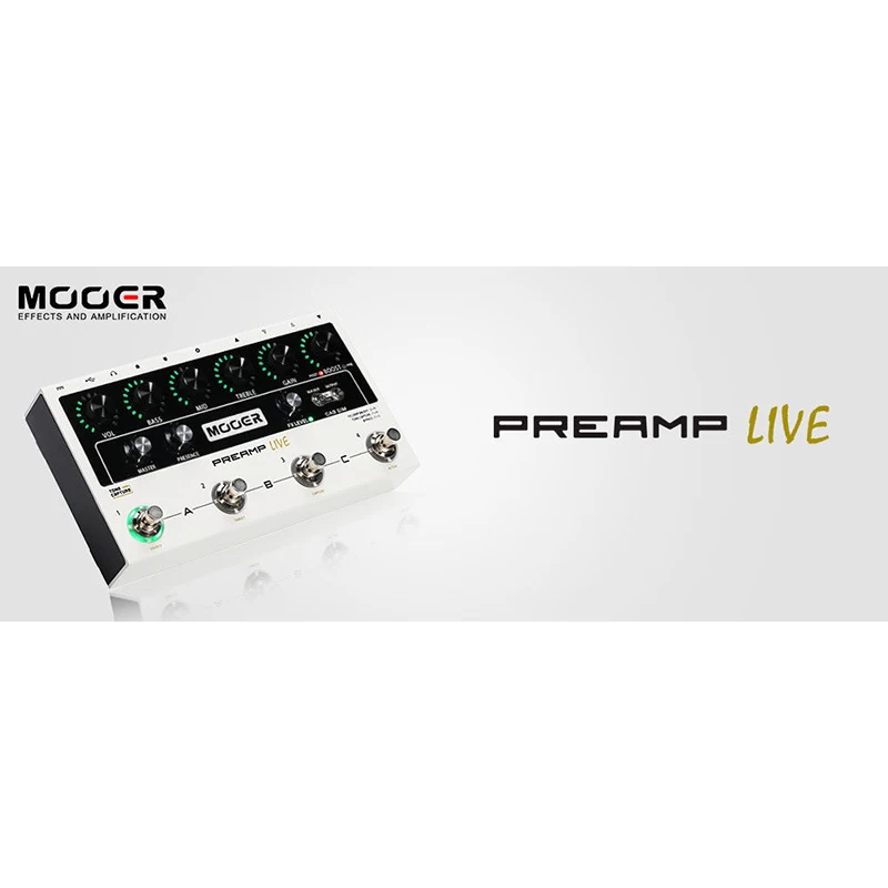 Mooer M999 цифровая преампер живая Гитара педаль эффектов оснащена 12 независимыми