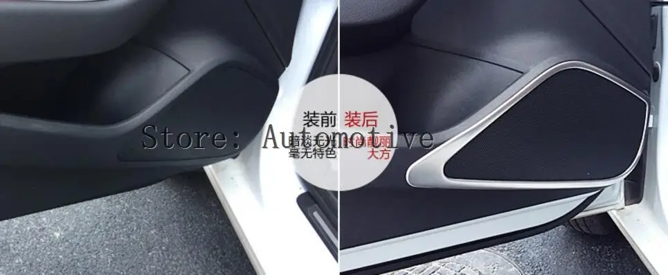 Внутренняя Боковая дверь динамика декоративная крышка отделка для Audi A3 8V 2012 2015 4