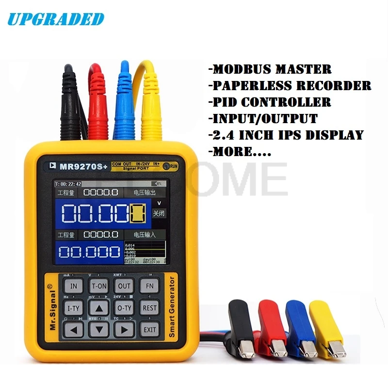 Многофункциональный генератор сигналов Modbus Master безбумажный рекордер PID mA V mV TC RTD