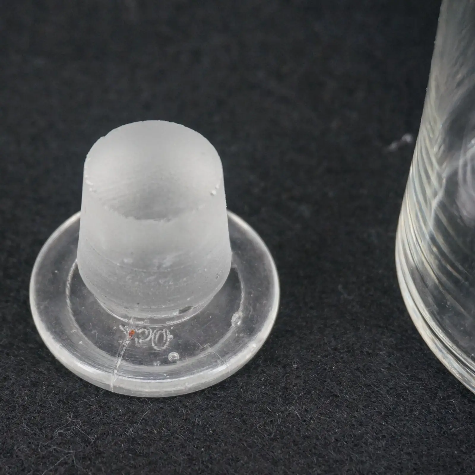 250 мл стеклянная бутылка реагент с заземленной стеклянной пробкой прозрачная