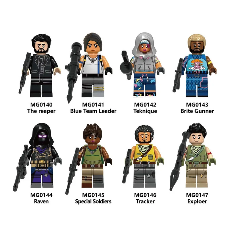 8 шт./лот Legoing Figures игра Battle Royale reaper детские игрушки подарки|Талисман| |