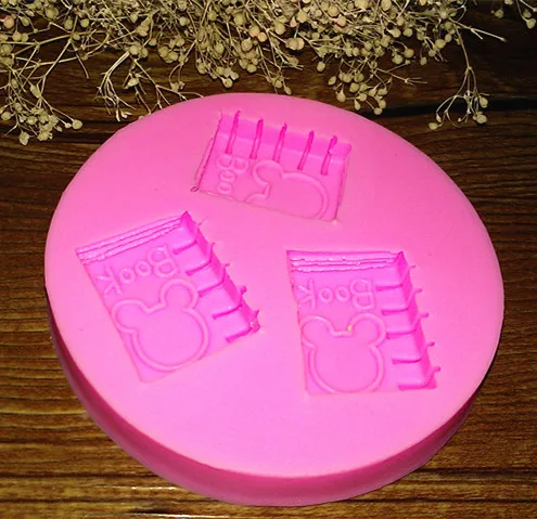 Новое поступление! Дизайн 354 мини книга формы силиконовые 3D помадка плесень мыло