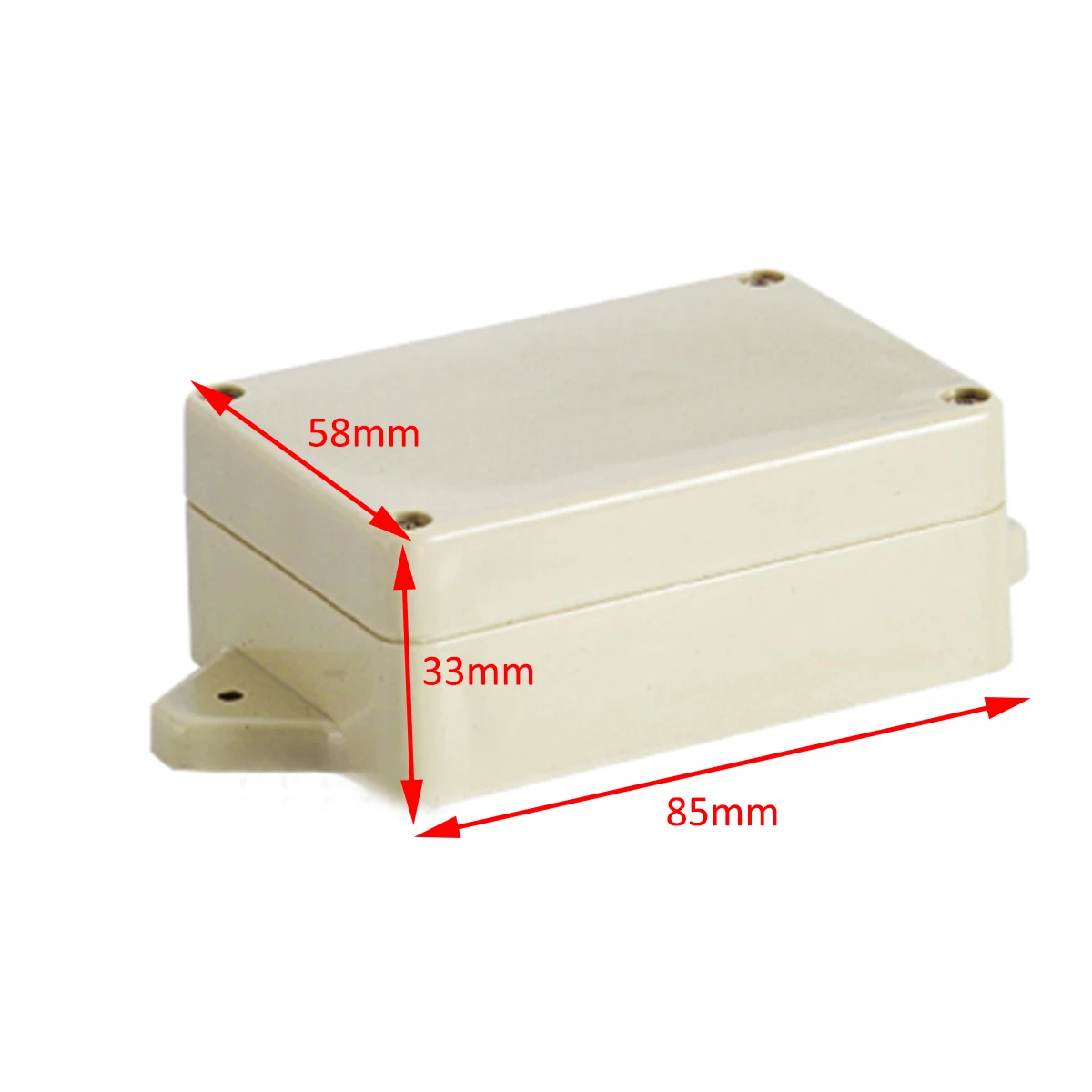 Пластиковый корпус для электронных проектов 1 шт. водонепроницаемый 85x58x33 мм