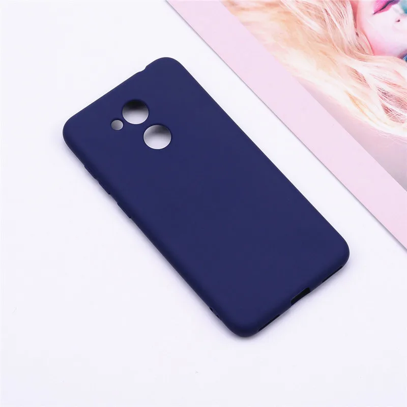 Dark Blue Чехол для Huawei Honor 6C Pro, чехол для Honor 6C PRO, мягкий силиконовый цветной чехол для телефона, чехол для Huawei Honor 6C Pro, 5,2 дюймов, сумка, чехлы - Цвет: Dark Blue