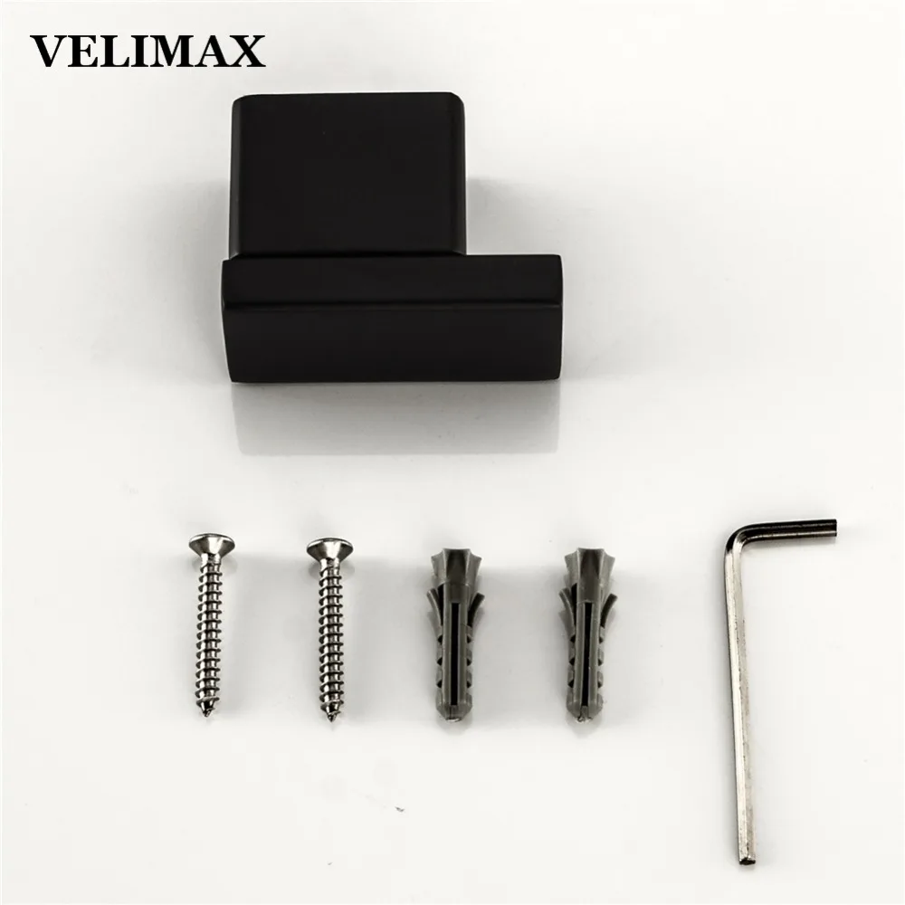 VELIMAX SUS304 Нержавеющая сталь Полотенца крючок одинарный настенный современные для