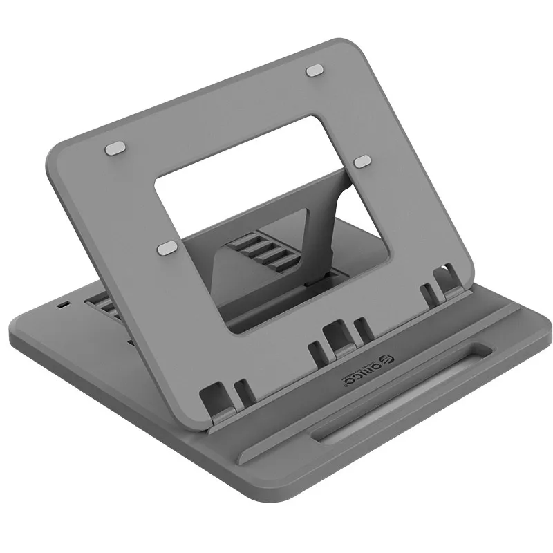 ORICO USB C концентратор USB-C-HDMI PD USB 3,0 концентратор с многоугольным регулируемым держателем для MacBook ноутбука планшета 4 в 1 док-станция - Color: Gray