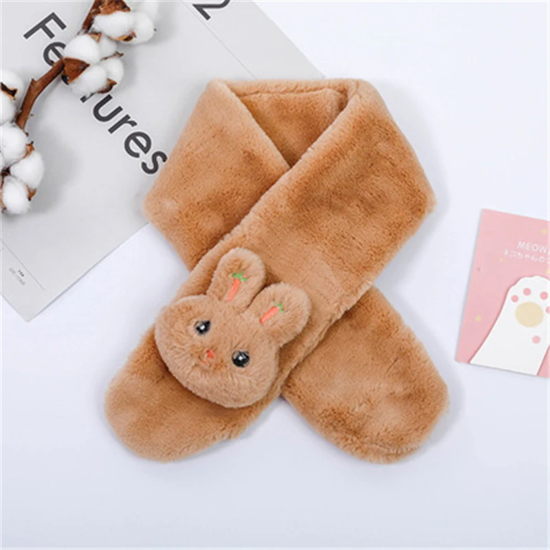 Детский шарф утепленный шерстяной для мальчика милый детский девочки зимний