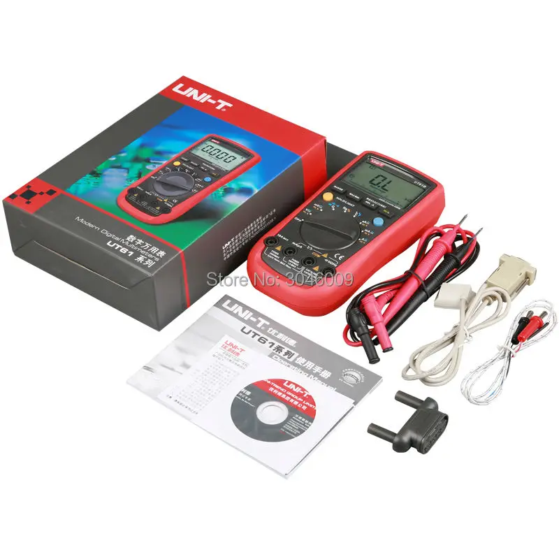 UNI-T UT61A UT61B UT61C UT61D UT61E True RMS цифровой мультиметр/аналоговый бар/измерение большой емкости/автоматическое выключение