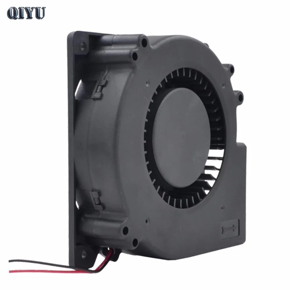 DC 24V 12032 воздуходувка, турбонагнетатель, бесщеточный DC, автоматическое отключение, автоматический перезапуск, большой объем воздуха Охлаждающий вентилятор с турбонаддувом, 5000 об/мин
