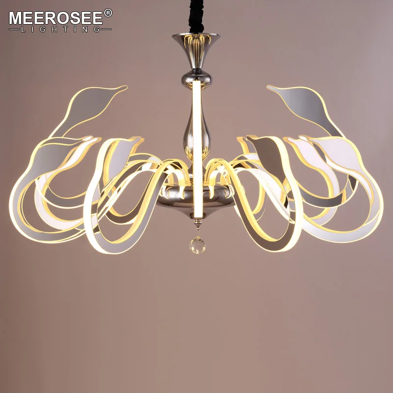 Современный Лебедь Светодиодный Люстра Освещение Подвесная лампа люстры для