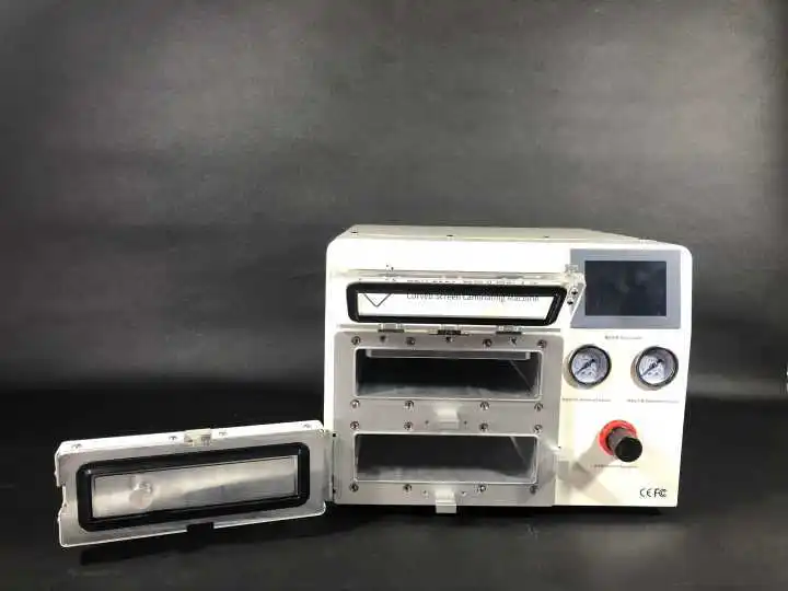 New TBK-508A Curved Screen Laminating and Debubble Machine LCD Edge Machines For samcung iPhone iPad with moulds | Инструменты