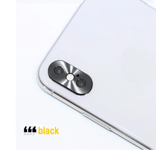 Black Металлическая крышка задней камеры Sinbeda для huawei P20 Lite/mate 20, чехол для объектива камеры, защитный чехол с кольцом, защита Бампера - Цвет: Black