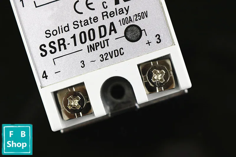 1 шт. SSR100DA SSR 100DA от производителя 100A ssr реле вход 3 32VDC выход 24 380VAC|Реле| |
