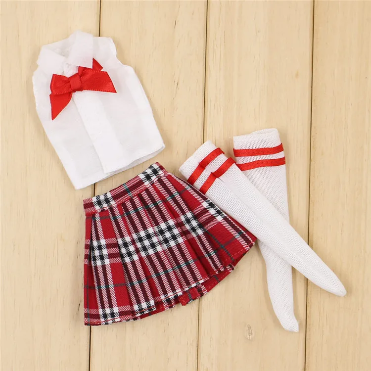 Blyth doll комплект розового пальто с форменным костюмом для 1/6 ICY DBS, Jessi five - Цвет: Like the picture