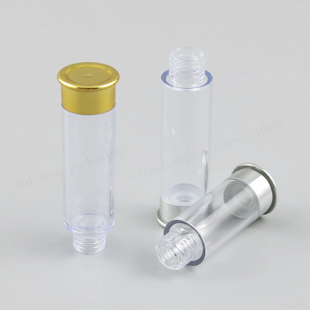 1pcs Travel Mini Empty 5ML 10MLClear Airless Lotion Pump Bottle 1/6oz 1/3oz Refillable Airless Containers