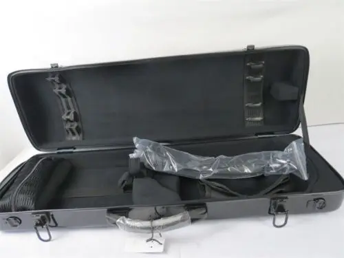 

Strong Nice black glass fiber reinforced plastics violin case