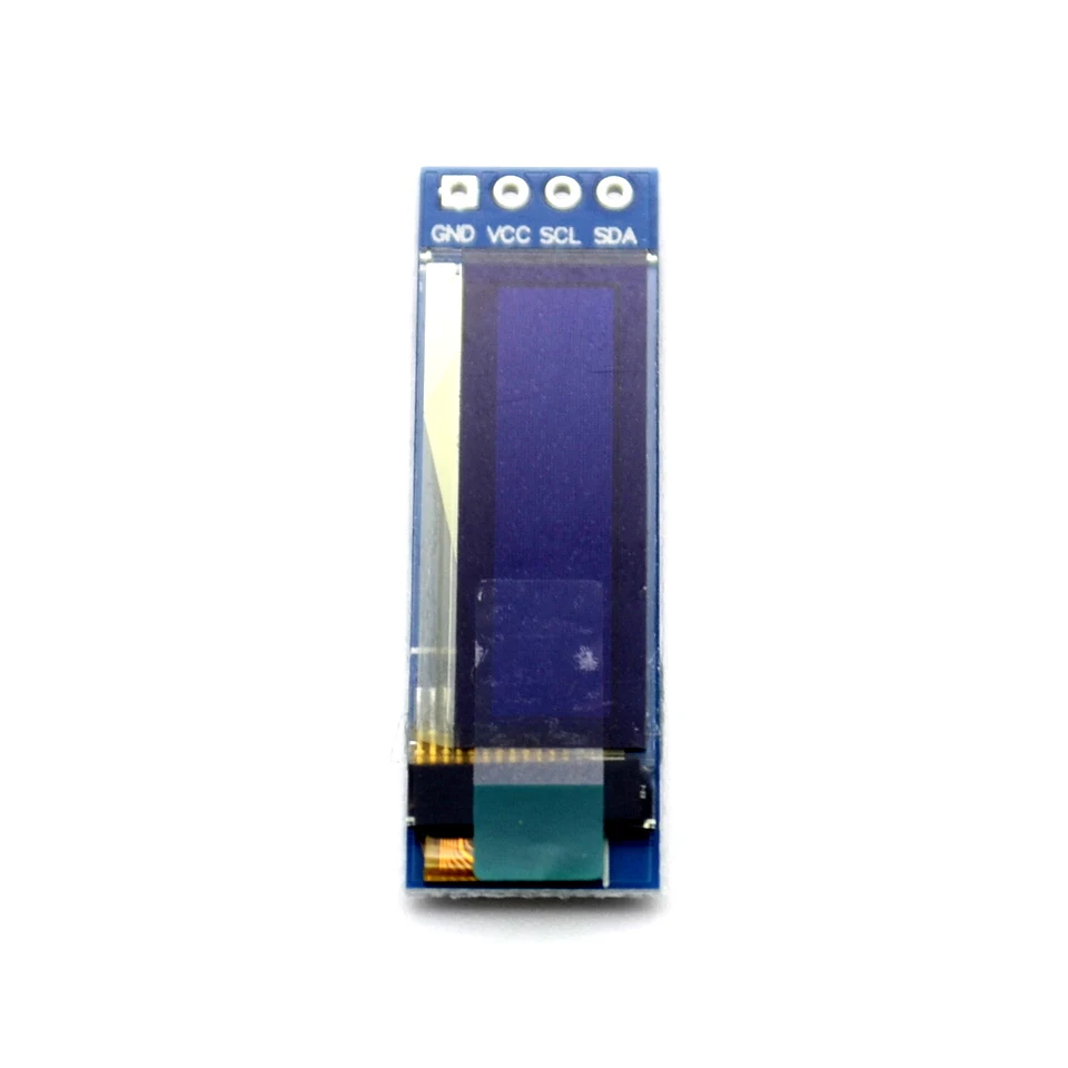 0 91 дюймов 128x32 128 32 I2C IIC интерфейс серийный белый синий OLED ЖК дисплей модуль &quot12832