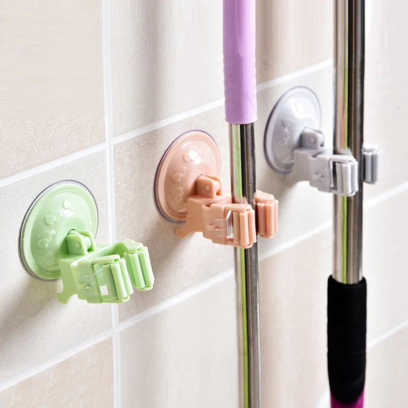 Настенный органайзер для швабры настенный держатель ванной комнаты вешалка