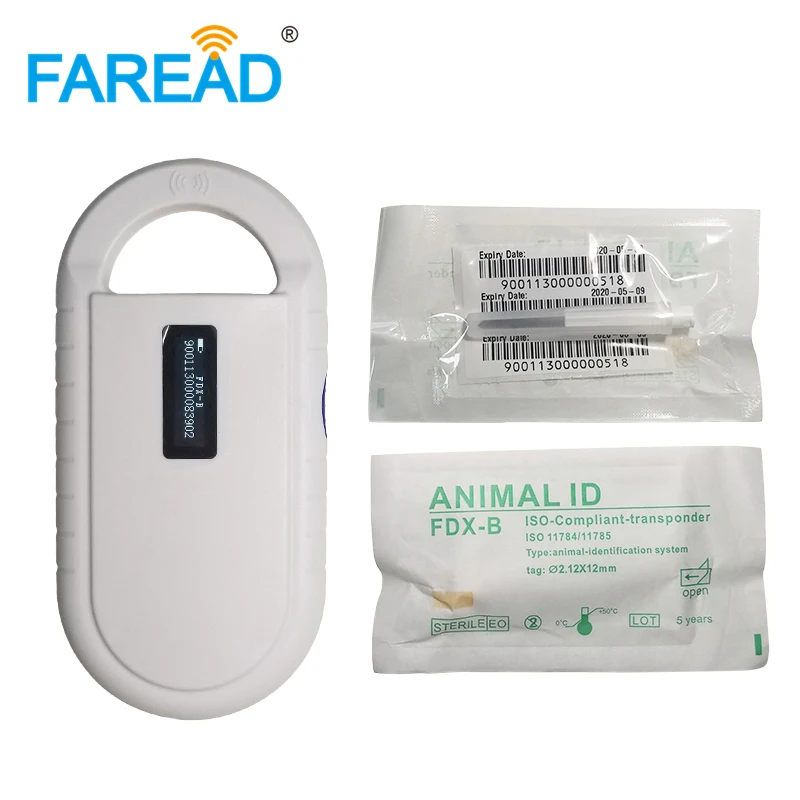 X100шт Resuable инжектор RFID с иглой FDX B изо11784/85 134 2 кГц 12x12 мм микрочип для животных