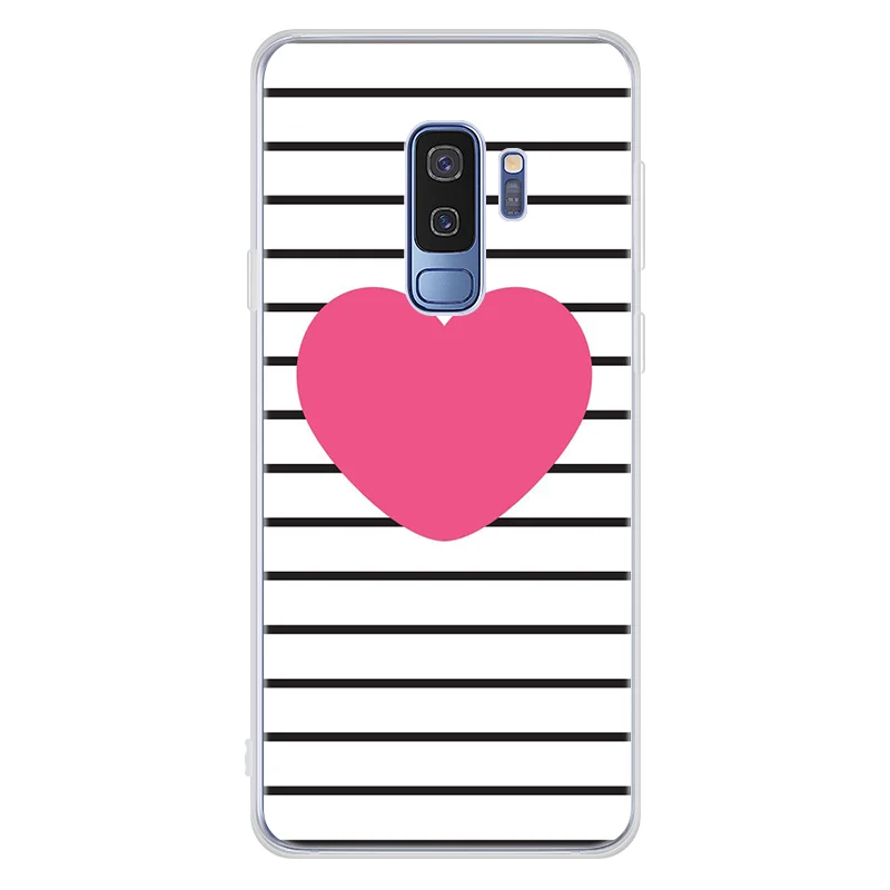 Прозрачный силиконовый чехол для телефона с узором s для samsung S9 S8 Plus S10 S10 Pro 10E, чехол-накладка на заднюю панель с милым рисунком из мультфильма